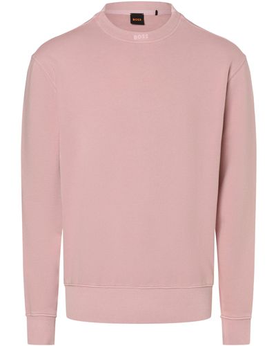 BOSS Sweatshirt We_Dye - Pink