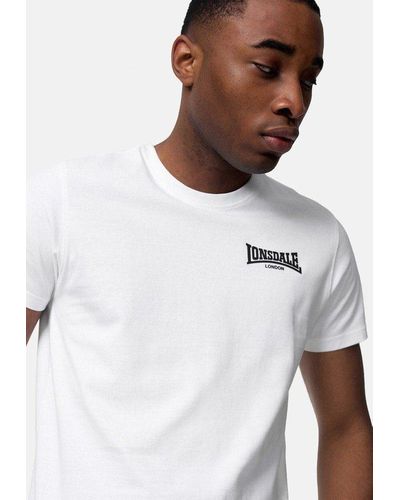 Lonsdale London T-Shirt Elmdon - Weiß