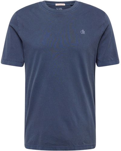 Scotch & Soda T-Shirt Garment Dye (1-tlg) - Blau