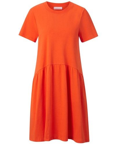 Rich & Royal Sommerkleid T-Shirt dress organic - Orange