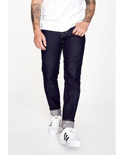 Five Fellas Slim-fit-Jeans DANNY-RS nachhaltig, Italien, Red Selvedge - Blau