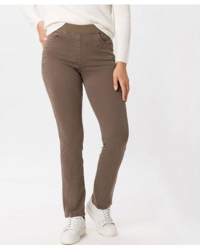 Damen-Jeans von RAPHAELA by BRAX in Braun | Lyst DE