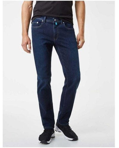 Pierre Cardin Jeans blau Tapered Fit (1-tlg)