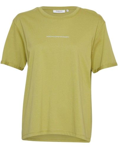 Moss Copenhagen T-Shirt MSCHTERINA Organic (1-tlg) - Grün