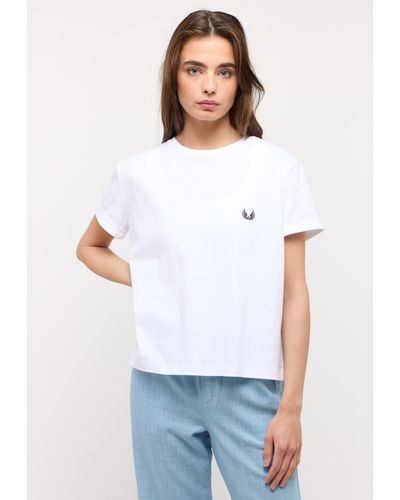ANGELS Rundhalsshirt T-Shirt Icon Print - Weiß