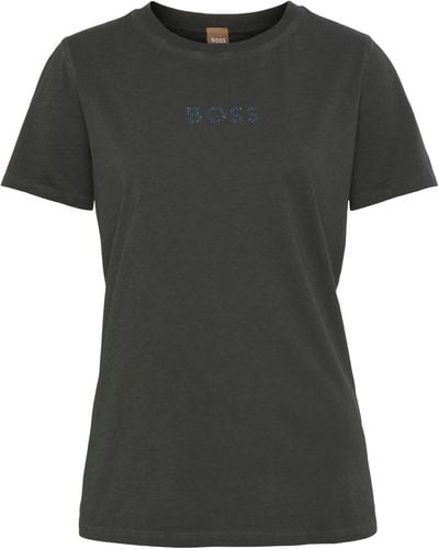 BOSS by HUGO BOSS ORANGE T-Shirt C_Esogo_2 mit BOSS Stickerei in Weiß |  Lyst DE