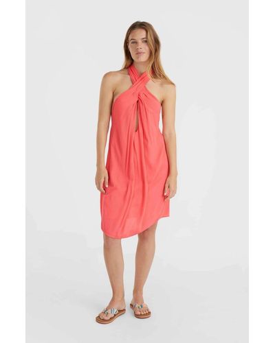 O'neill Sportswear ' Sommerkleid Naima Women of the Wave Rose Parade - Rot