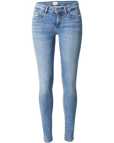 Mustang Skinny-fit-Jeans Quincy (1-tlg) Stickerei - Blau