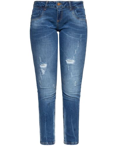 ATT Jeans ATT --Jeans Leoni im femininen Slim Fit - Blau
