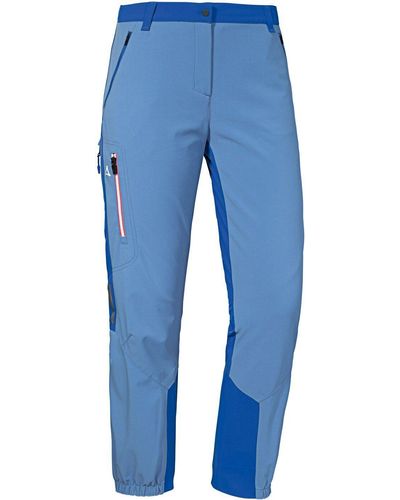 Schoeffel Trekkinghose Softshell Pants Kals L 8575 daisy blue - Blau