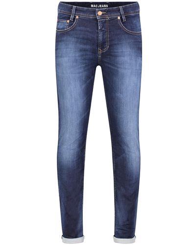 M·a·c 5-Pocket- Jog'n , super bequeme -Jeans in sweat-denim - Blau