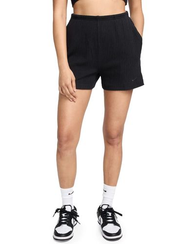 Nike Sportswear Chill Knit Shorts - Blau