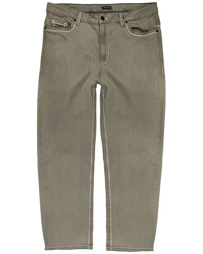 Lavecchia Comfort-fit-Jeans Übergrößen Jeanshose LV-503 Stretch mit Elasthan & dicker Naht - Grau