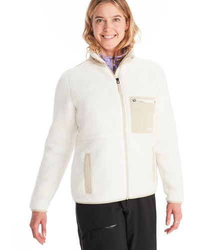 Marmot W Wiley Polartec Jacket Anorak - Weiß