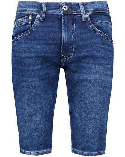 Pepe Jeans Bermudas Jeansshorts TRACK (1-tlg) - Blau
