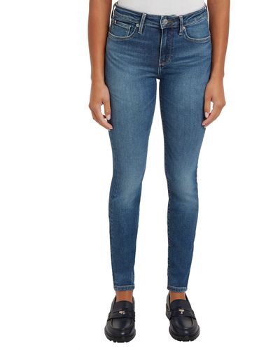 Tommy Hilfiger Skinny-fit-Jeans im 5-Pocket-Style - Blau