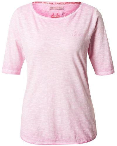 LIEBLINGSSTÜCK T-Shirt Candice (1-tlg) Stickerei - Pink