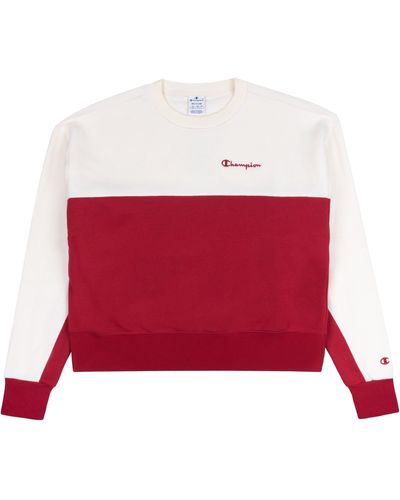 Champion Sweatshirt Crewneck Sweater 113232 - Rot