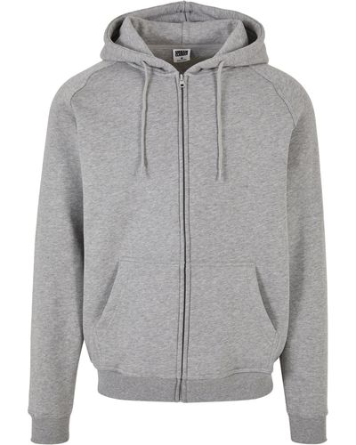 Urban Classics Sweatshirt Zip Hoody - Grau