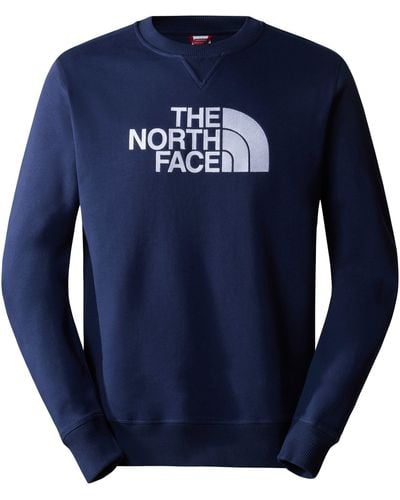 The North Face Langarmshirt M DREW PEAK CREW LIGHT - Blau