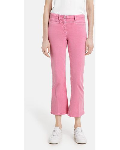 Gerry Weber /- 7/8 Jeans MARLIE Flared Fit Cropped - Pink