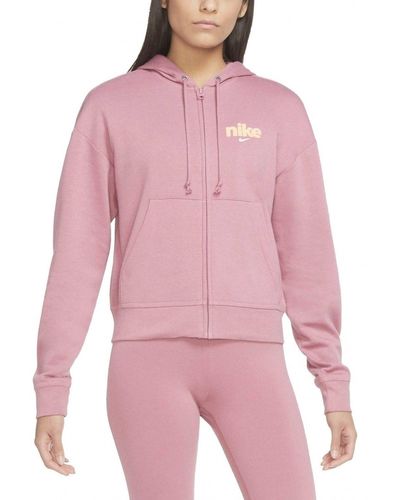 Nike Sportswear Full-Zip Hoodie - Pink