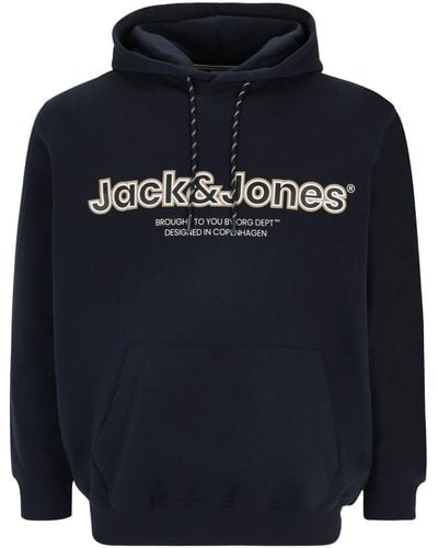 Jack & Jones Sweatshirt LAKEWOOD (1-tlg) - Blau