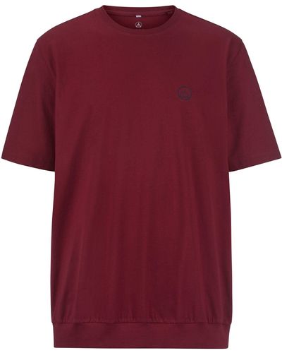 Boston Park Kurzarmshirt T-Shirt Spezialschnitt - Rot
