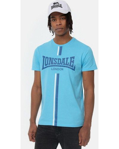 Lonsdale London T-Shirt Altandhu - Blau