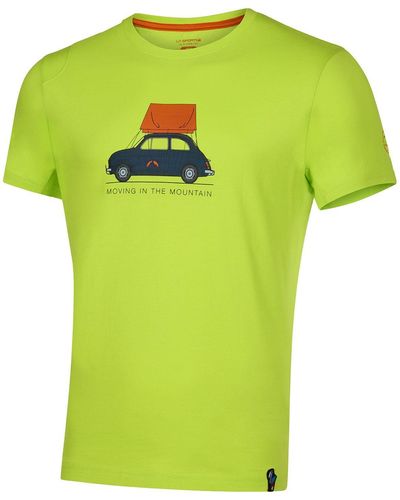 La Sportiva T-Shirt Cinquecento M aus 100% organischer Baumwolle - Grün