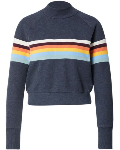 Superdry Sweatshirt Cali (1-tlg) Stickerei, Weiteres Detail - Blau
