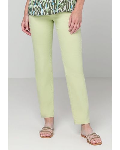 Bianca Stretch-Jeans MELBOURNE im coolen Five-Pocket-Design in Trendfarbe - Grün