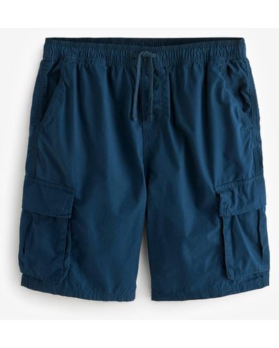 Next Cargoshorts Leichte Cargo-Shorts (1-tlg) - Blau