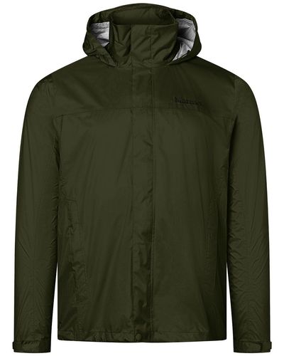 Marmot Outdoorjacke PreCip® Eco Jacket mit Unterarmreißverschlüssen - Grün