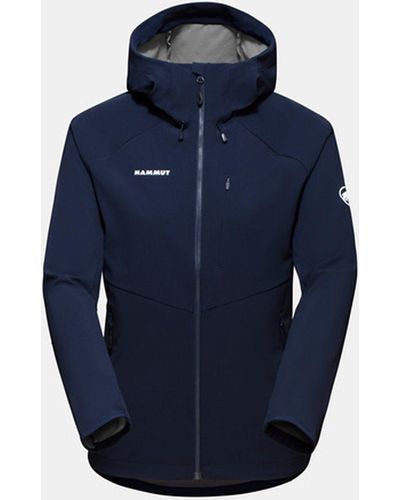 Mammut Funktionsjacke Ultimate Comfort SO Hooded Jacket Women marine - Blau