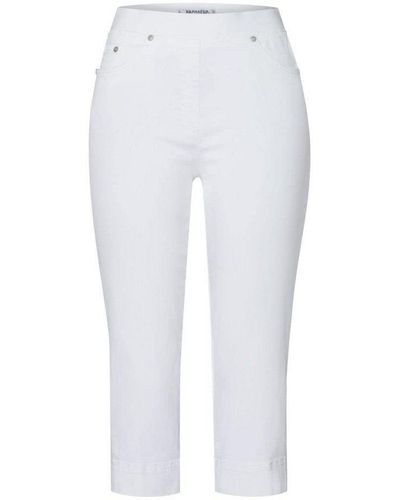 RAPHAELA by BRAX 5-Pocket-Jeans uni (1-tlg) - Weiß