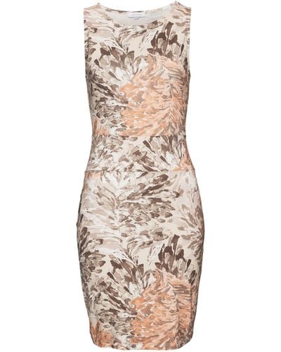Lascana Jerseykleid mit Blumendruck, elegantes Sommerkleid, festlich - Natur