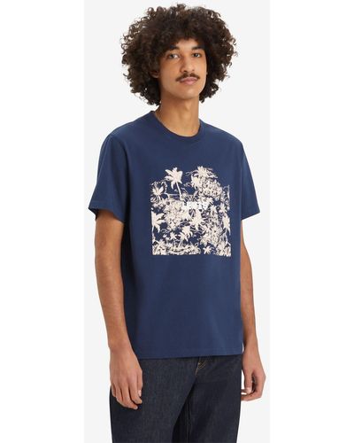 Levi's Levi's® T-Shirt RELAXED FIT TEE - Blau
