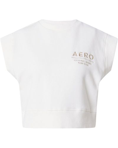 Aéropostale T-Shirt (1-tlg) Plain/ohne Details - Weiß