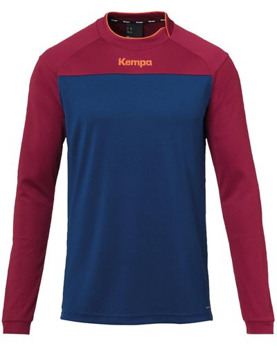 Kempa Sweatshirt Prime Shirt langarm Dunkel - Blau