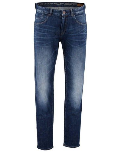 PME LEGEND 5-Pocket-Jeans uni (1-tlg) - Blau