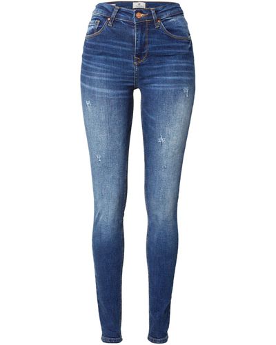 LTB Skinny-fit-Jeans Amy (1-tlg) Plain/ohne Details, Weiteres Detail, Patches - Blau