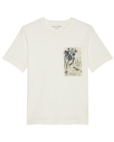 Marc O' Polo ' - Marc O ́Polo Men / He.- / T-shirt, short sleeve, seasonal log - Weiß