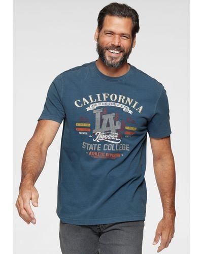 Arizona T-Shirt gewaschene Optik - Blau