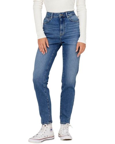 ONLY Straight-Jeans ONLEMILY mit Stretch - Blau