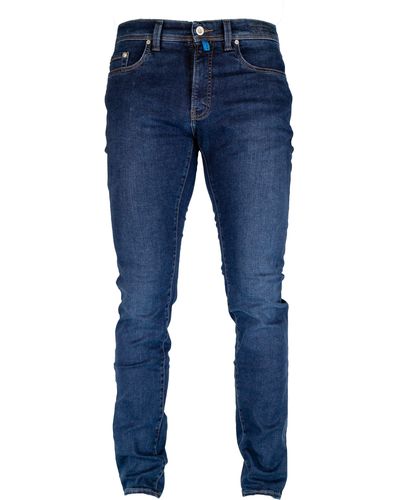 Pierre Cardin 5-Pocket-Jeans FUTUREFLEX LYON dark blue vintage used 3451 8880.73 - Blau