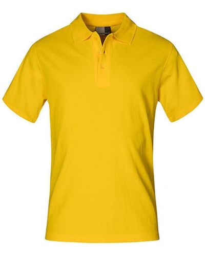 Promodoro Poloshirt Superior Polo / Baumwoll-Piqué - Gelb