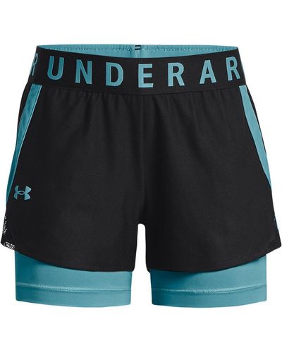 Under Armour ® Funktionsshorts PLAY UP 2-IN-1 SHORTS 008 BLACK - Schwarz