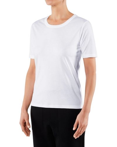 FALKE T-Shirt mit Lyocell und Baumwolle - Weiß