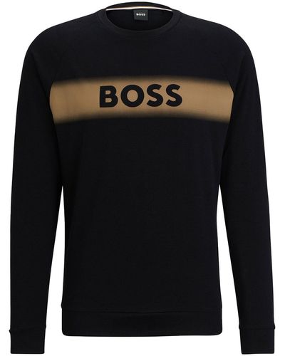 BOSS Authentic Sweatshirt nachhaltig, weich - Schwarz